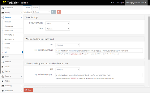 Back office IVR