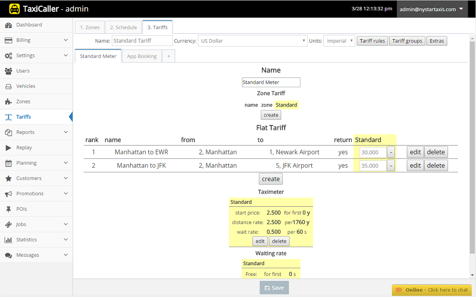 Taxi Dispatch Online Office TaxiCaller