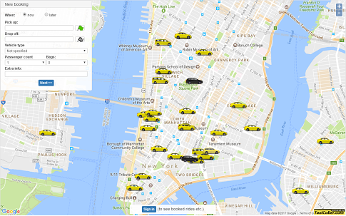 Online booking overview