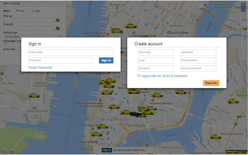 Online booking accounts