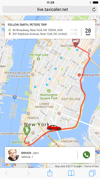 Passenger app track my ride