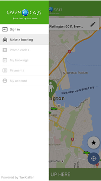 Green cabs passenger app